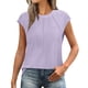 thumbnail image 3 of Camisas para mujer,Blusa de lentejuelas para mujer, camisa de manga corta con cuello redondo, top holgado de poliéster, ropa informal de fiesta, sopatenor, 3 of 9