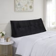thumbnail image 2 of Triangle Headboard Wedge Cushion, Twin Size 20" x 39" x 8", Black, 2 of 5