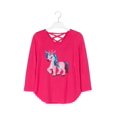 thumbnail image 3 of Blusa infantil de unicornio /Kids 992240 (Fiusha) fucsia G, 3 of 5