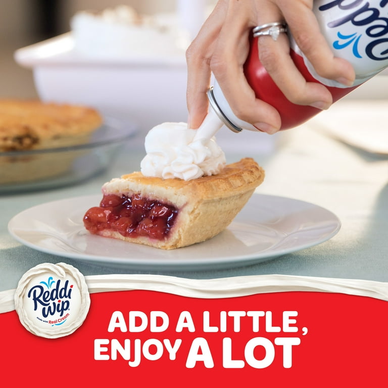 Reddi-wip Original Whipped Topping Made with Real Cream, 6.5 oz Spray Can