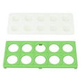 thumbnail image 4 of Ravioli Maker Press 10 Holes Iron ABS Durable Square Ravioli Maker for Home Dumpling Making Green, 4 of 8