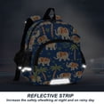thumbnail image 5 of ALAZA Cute Elephants Palm Trees Mini Backpack School Bookbag Age 3-7 Medium, 5 of 7