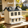 thumbnail image 3 of XIBUFE 2026 New Miniature House Model Tiny Wooden House Decorative Model House Adorable Mini House for Home,Office,Shelf,Garden,Desk,Dollhouse, 3 of 6