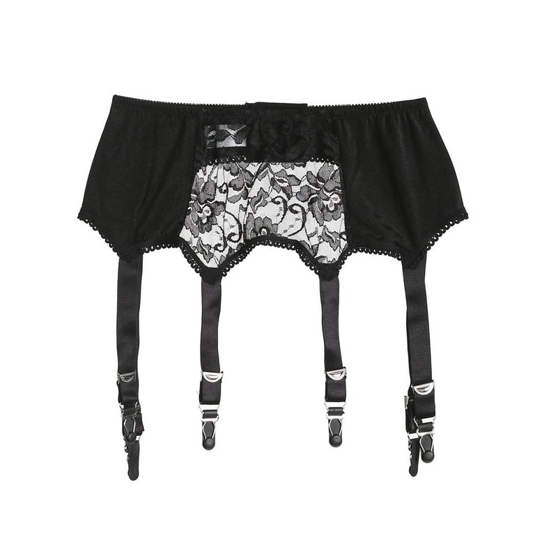 xxl garter belt No Bows 6 Metal Buckles Straps Garter Belt Women Sexy... From Bestielady,  $5.88 main image 1