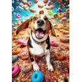 thumbnail image 3 of Póster de perro nadando, cocker spaniel, beagle, bernés, montaña, dóberman, impresión de arte de pared, imágenes, pintura en lienzo, decoración del hogar, 3 of 5