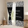 thumbnail image 3 of jejeloiu Inspirational Quote Theme Black Out Curtains,Wild Zebra Stripes Curtains Pack of 2 (42x63 Each),White Black Bedroom Curtains For Girls Boys,Microfiber Bedroom Decor, 3 of 6