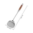 thumbnail image 2 of unbranded De Acero Inoxidable Para Cocina Con Mango Ergonómico Color Marrón Para Uso En Casa, 2 of 8