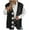 Black, variant on MOJOGO Knit Vest for Women V-Neck Button Down Cardigan with 3D Flower Elegant Layerlook Sweater for Spring Fall Beige Free Size