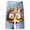1-Light Blue, variant on Men Swim Trunks 2026 Funny 3D Animal Expression Face Print Summer Beach Shorts Elastic Drawstring Waist Loose Breathable Casual Surfing Boarding Shorts with Pockets 1-Beige XL