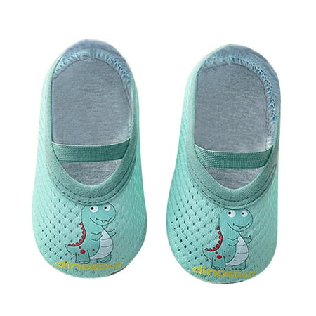 

Boys Girls Animal Prints Cartoon Socks Toddler Breathable Mesh The Floor Socks Barefoot Socks Non Slip Shoes