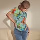 thumbnail image 3 of Fotbe Retro Seamless Flying Butterflies Body de Mujer con Cuello Redondo y Mangas Cortas, Sin Mangas Ajustado, Suave, Cómodo y Básico-X-Large, 3 of 7