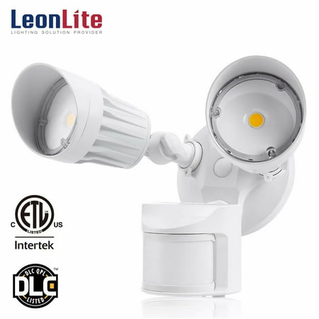 Leonlite 20w Motion Activated Led Outdoor Security Light With Leonlite 20w Motion Activated Led Outdoor Security Light With Photocell Etl Dlc Listed Lights 3 Lighting Modes 5000k Daylight