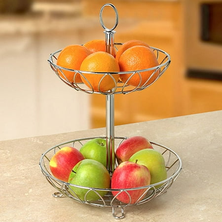 Tier Leaf - Spectrum Leaf 2-Tier Server, Chrome