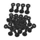 thumbnail image 4 of 50 ganchos para cortinas, clips de tela de sombra con protección solar y agarre de bloqueo para redes de sombra. Negro, 4 of 9