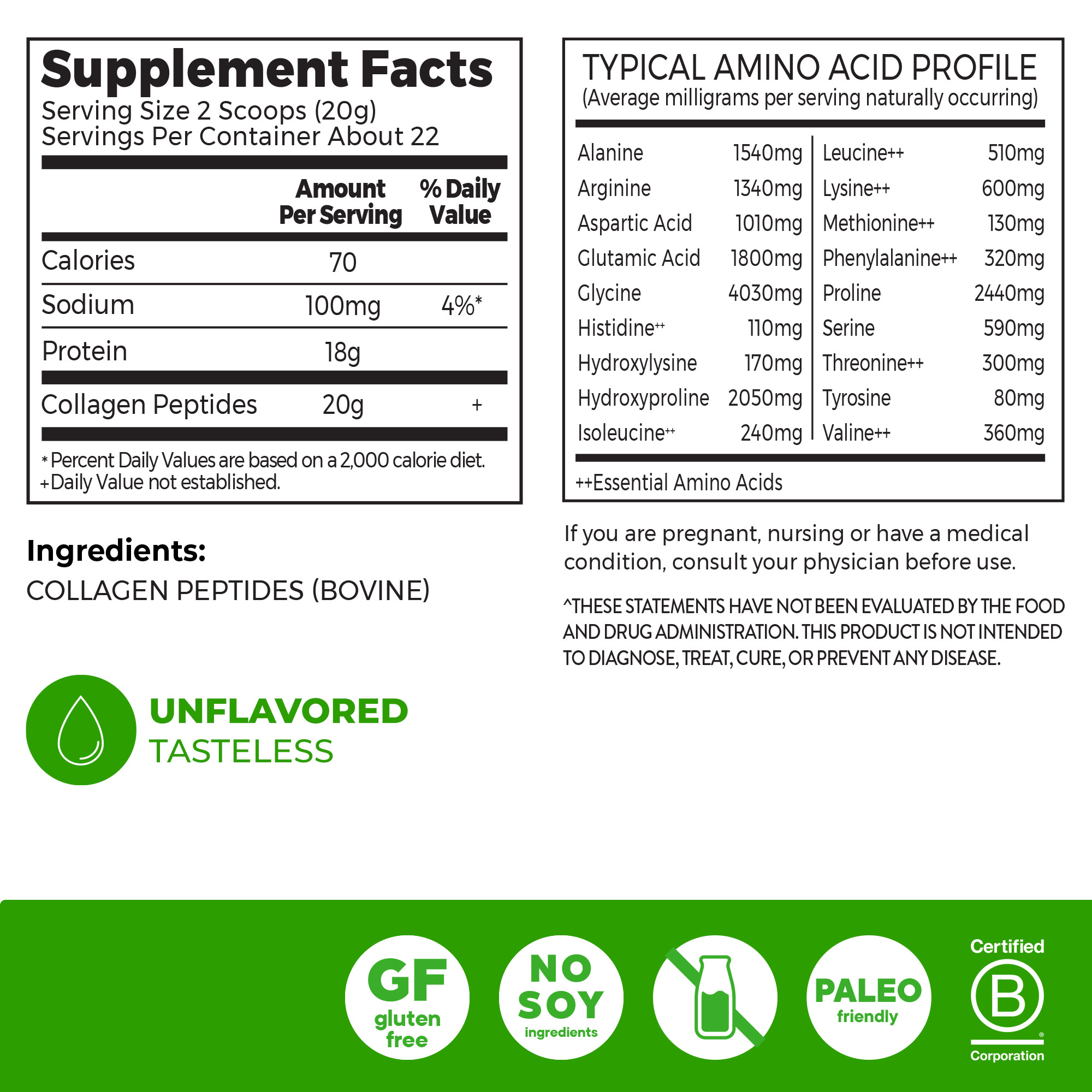 Orgain Hydrolyzed Grass-Fed Collagen Peptides Powder photo 8