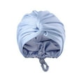 thumbnail image 1 of 1PC Adjustable Silk Satin Hair Bonnet Double Layer for Sleeping Satin Imitation Silk Defend Hair Comfortable, 1 of 5