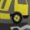 Modern Yellow Excavator, variant on Off-Road Vehicle Print Workout Shorts for Women Soft Smooth Gym Yoga Scrunch Active Tennis Workout Running Shorts