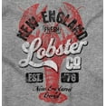 thumbnail image 2 of New England Lobster Maine Seafood Hoodie Sweatshirt Women Men Brisco Brands S, 2 of 6