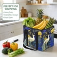thumbnail image 4 of Collapsible Car Trunk Organizer with Handles 600D Oxford for Car Kitchen and Home Storage, Peacock 13× 10.2×10.8inch, 4 of 6