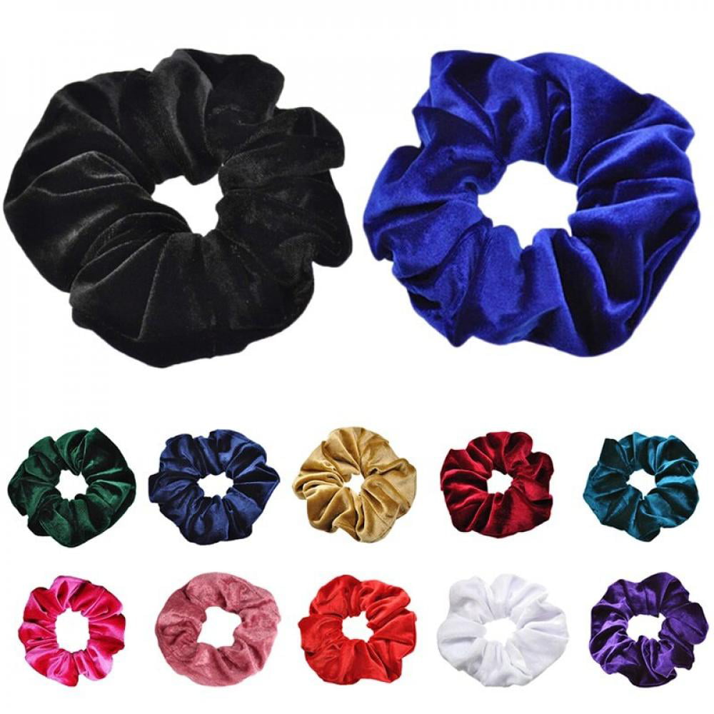 Details about   6 pieces Women Hair Scrunchies Ties Band Rings Ponytail Holder Rope Colorful NEW 