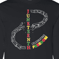 thumbnail image 4 of Inktastic Juneteenth-celebrating Freedom Breaking Chains Long Sleeve T-Shirt, 4 of 5