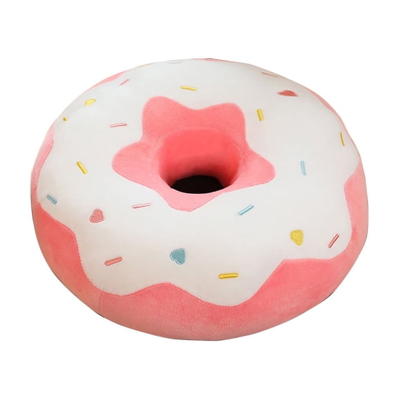 Leodye Donut-Shaped Chair Cushion - Thickened Cotton for Dining & Patio Chairs