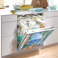 thumbnail image 2 of Yayeee Magnetic Dishwasher Cover for The Front Decoration Home Kitchen Machine Sticker Protector, Sea Window, 2 of 6