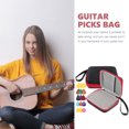 thumbnail image 2 of WEUVEB 1Jgo Bolsa Organizadora De Púas Para Guitarra Con Ergonómico Y Uso Portátil, 2 of 6