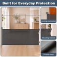 thumbnail image 5 of MONIRIXAR Retractable Baby Gate, 71" Extra Wide Mesh Dog Gate, 34" Tall, Gray, 5 of 12