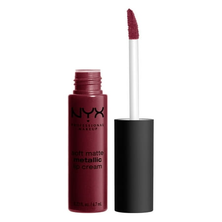 NYX Professional Makeup Soft Matte Metallic Lip Cream, (Best Metallic Liquid Lipstick)