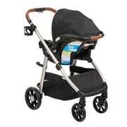 Monbebe Infant & Toddler 6-in-1 Modular Travel System, Black & Gold