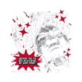 thumbnail image 2 of Red Taxi 12s Flontae T-Shirt Never Quit Graphic, 2 of 7
