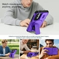 thumbnail image 5 of Decase Magnetic Case for Samsung Galaxy S25,Heavy Duty Dual-Layer PC+TPU Hybrid Rugged Shockproof Cover w/ Slide Lens Cover & Kickstand,Wireless Charging Compatible,Purple, 5 of 10