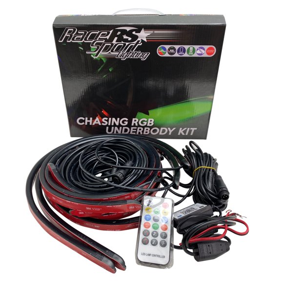 New Racesport RSUCACS RGB Chasing Style 6PCS Underbody LED Kit w/ ColorADAPT Remote