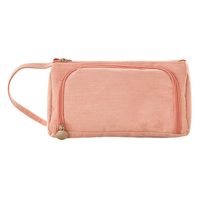 Bolsa de lápices de lona creativa de gran capacidad con ventanas abiertas multifuncionales ANGGREK Cocina, Decoración y Otros