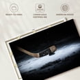thumbnail image 6 of Elephant Stock Winter Hockey Wall Art - Horizontal Canvas Wall Art - Living Room Wall Decor - Sports Canvas - Black And Gray Decor - 12" x 8", 6 of 8