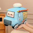 thumbnail image 2 of 2pcs Car Plush Stuffed Toys - Cartoon Dining Car Medium Plush Doll Pillow (Detachable for Use)- Plushie Gifts for Kids Birthday Christmas Party (dining Auto)-11in, 2 of 5