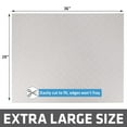 thumbnail image 3 of Drymate Original Cat Litter Mat, Contains Mess from Box for Cleaner Floors, Urine-Proof, Soft on Kitty Paws -Absorbent/Waterproof- Machine Washable, Durable (29”x36”)(Tan Global), 3 of 5
