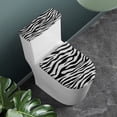 thumbnail image 2 of HELLHERO Toilet Seat Lid Cover, Stays in Place Elastic Fabric Toilet Top Cover Set, 17"x21", 2 of 4