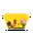Yellow, variant on Easter Colorful Rooster Storage Basket - Felt Decorative Container with Cutout Lattice Edge & Flower Applique, Cute Organizer for Home Display