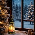 thumbnail image 4 of Christmas Retro Portable Night Light with LED – Decorative Lantern for Holiday Parties, Kids Bedroom, Gifts – Santa Claus & Snowman Design, 4 of 6