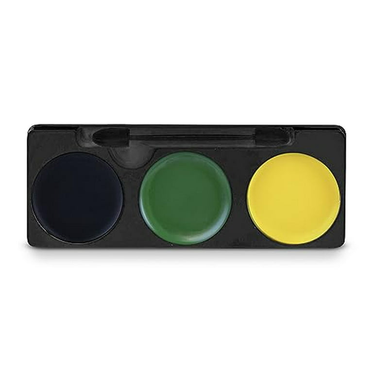  Mehron Makeup Tri-Color Character Makeup Palette, Halloween,  Special Effects and Theater Cream Makeup FX Palette