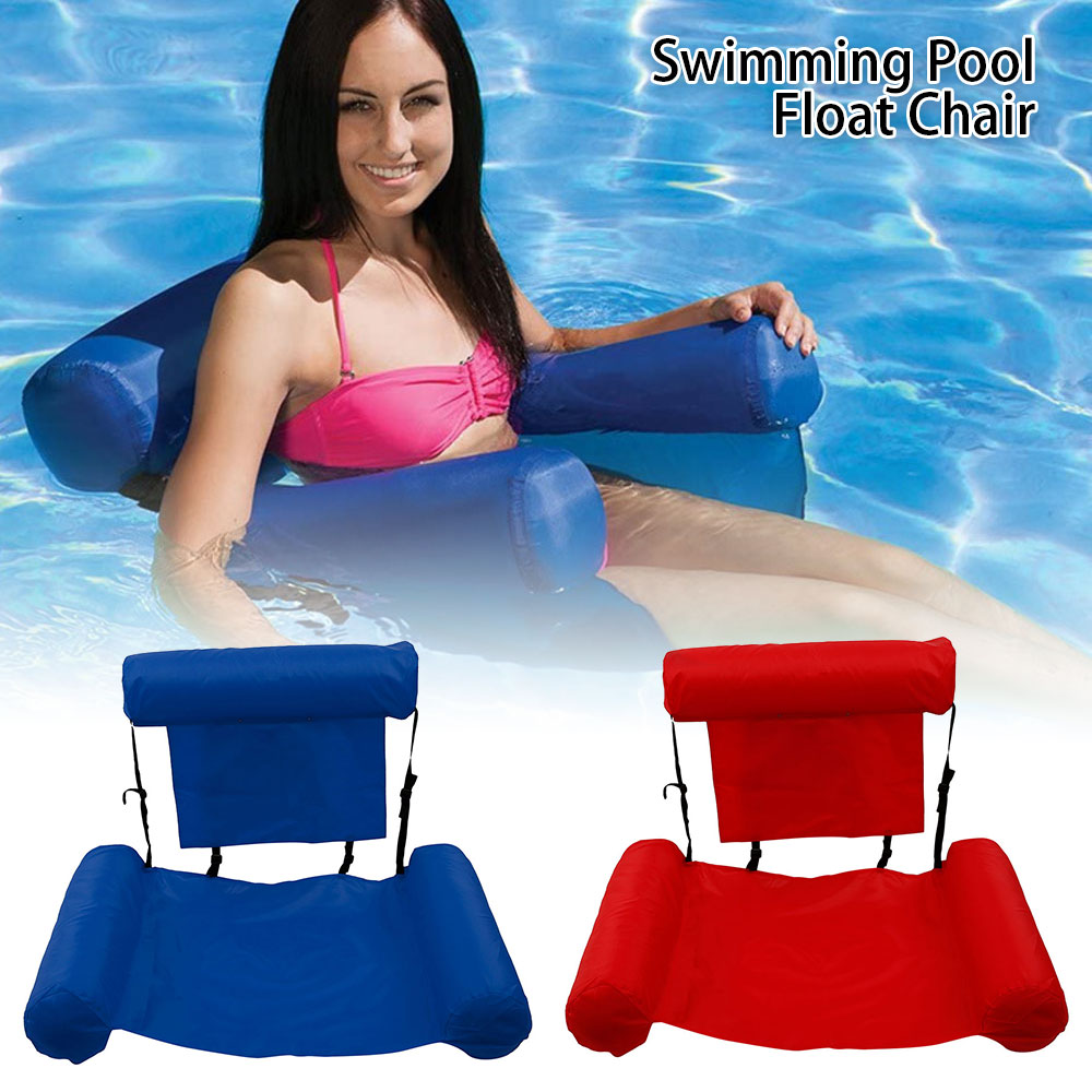 HOTBEST Swimming Floating Chair Pool Seats Inflatable Lazy Water Bed Lounge  Chair Toy - Walmart.com