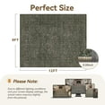 thumbnail image 4 of SIXHOME 9'x12' Vintage Distressed Area Rug Soft Washable Non-Slip Carpet American Classic Retro Rug with Geometric Rugs for Living Room Bedroom Neutral Home Decor Green, 4 of 9