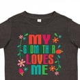 thumbnail image 4 of Inktastic My Godmother Loves Me Girls Girls Toddler T-Shirt, 4 of 5