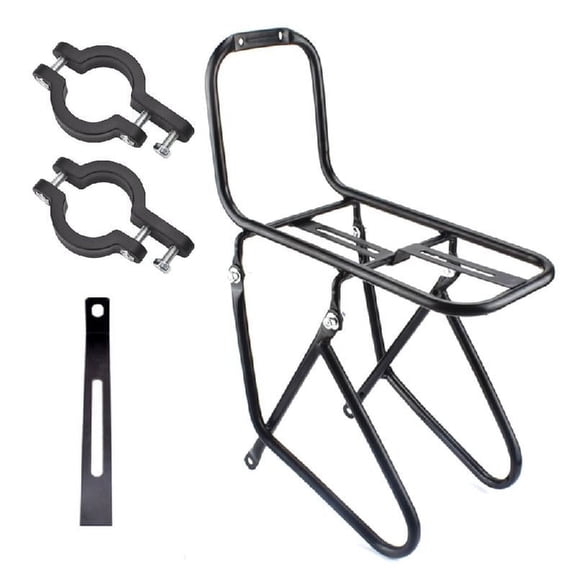 Zeiwohndc Bicycles Front Rack, Steel Luggage Travel Carriers Rack Road Bikes Pannier Rack