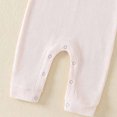 thumbnail image 6 of Sleeveless Solid Romper for Toddler Baby Girl Boy Cotton Fly Sleeve Jumpsuit, 6 of 6