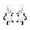 White#01, variant on CoreLiving Halloween Earrings for Women Ghost Cat Dangle Earrings Cute Halloween Jewelry Spooky Halloween Accessories for Women Holiday Party Decor