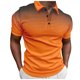 thumbnail image 4 of Playeras Hombre Cuello V Camiseta De Manga Corta Para Hombre Verano Casual Estampado De Lunares Camisas Festivas Tops, 4 of 4