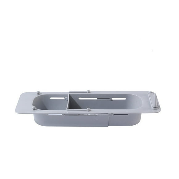 Racks for Storage,Kitchen Sink Retractable Drains Rack +50Pc Filter Net Multi-Functional Household Sink Rag Sponge Plastic Sink Storage Rack,Kitchen Storage Rack,Kitchen Sink Rack